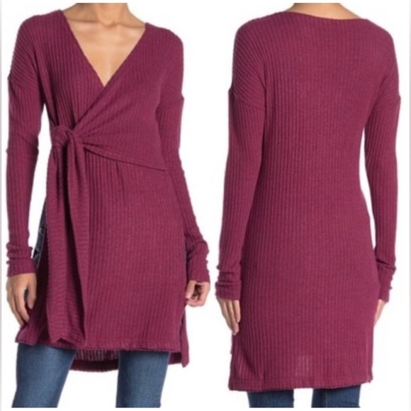 Free People Fall For You Tunic Top Sweet Myrtle - Picture 2 of 14